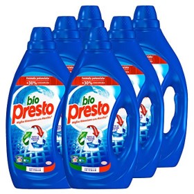 Bio Presto Liquido Classico Detersivo Lavatrice, Formula Potenziata 6 x 19 Lavaggi