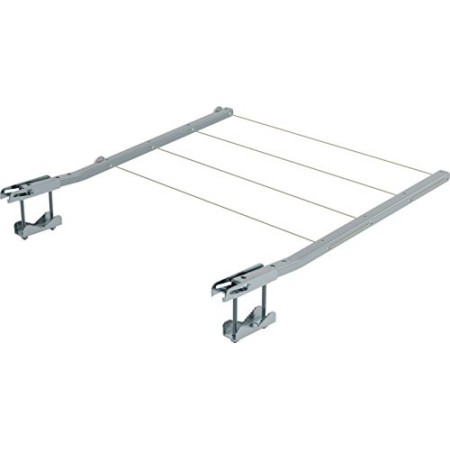Gimi Ring Stendibiancheria da Balcone, Stendino da Esterno, Sistema a Ribalta, Spazio di Stenditura 20 m, Acciaio Zincato, Spess
