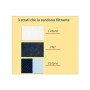 Generico Mascherina Lavabile, 2 Pezzi (Blu pois, Bianca righe)