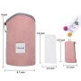 Mermaid Cosmetici Borsa da Viaggio Beauty Case da Viaggio Portatile Multifunzionale Con Coulisse Pouch Storage Borsa Trucco Cosm