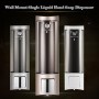 Anself CHUANGDIAN Manuale Mano Sapone Dispenser Liquido Mount Shampoo Dispenser a Muro per Bagno 200ml