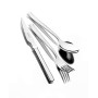 Monix Set di 24 Posate in Acciaio Inox con Coltelli per Bistecca