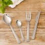 Monix Set di 24 Posate in Acciaio Inox con Coltelli per Bistecca