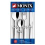 Monix Set di 24 Posate in Acciaio Inox con Coltelli per Bistecca