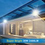 bapro 30W Faretto LED da Esterno con Sensore di Movimento,bianco caldo 3000K Faretto led da esterno Led floodlight, IP65 Imperme