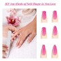 Faburo 23pz Set di Lime per Unghie per Mano Professionale Anche a Casa, Set Manicure Professionale Kit Manicure per Salone e Uso
