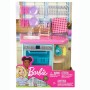 Barbie Set di Arredamenti da Interno, con Lavastoviglie, Sportello Funzionante e Cestello Estraibile, Piatti e Accessori per Il 