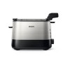 Philips Cucina Viva Collection Tostapane, 730 W, Acciaio Inossidabile, 2 Scomparti, Argento/Nero