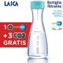 Laica Bottiglia Filtrante B01Aa Flow'N Go, Capacità: 1 litro, Filtrazione Istantanea, Tecnologia Fast Disk, 4 Filtri Inclusi