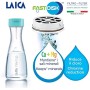 Laica Bottiglia Filtrante B01Aa Flow'N Go, Capacità: 1 litro, Filtrazione Istantanea, Tecnologia Fast Disk, 4 Filtri Inclusi