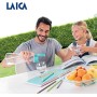 Laica Bottiglia Filtrante B01Aa Flow'N Go, Capacità: 1 litro, Filtrazione Istantanea, Tecnologia Fast Disk, 4 Filtri Inclusi