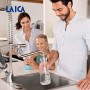 Laica Bottiglia Filtrante B01Aa Flow'N Go, Capacità: 1 litro, Filtrazione Istantanea, Tecnologia Fast Disk, 4 Filtri Inclusi