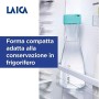 Laica Bottiglia Filtrante B01Aa Flow'N Go, Capacità: 1 litro, Filtrazione Istantanea, Tecnologia Fast Disk, 4 Filtri Inclusi