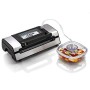 Laica Set da 2 Alimenti sottovuoto da 1L e 2L, Trasparente/Nero, 1 L : 19.4 x 20 x 12 cm Contenitore da 2 L : 19.4 x 20 x 8.5 cm