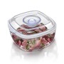Laica Set da 2 Alimenti sottovuoto da 1L e 2L, Trasparente/Nero, 1 L : 19.4 x 20 x 12 cm Contenitore da 2 L : 19.4 x 20 x 8.5 cm