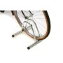 4BIKE AM005 Stand Bici a Terra, Singolo, Modulare, Zincato, 36x37x27 cm