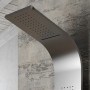 Colonna Doccia 004 Termostatica Acciaio Inox 4 Funzioni Getto A Cascata 2 Bocchette Idro Lombari L20xP44xH165 *** Finitura 1 pz.