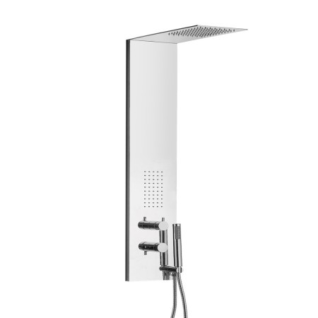 Colonna Doccia 003 3 Funzioni Acciaio Inox Bocchette Idro Lombari L20xP50xH110 *** Finitura Cromo Lucido, CONFEZIONE 1 pz.