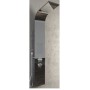 Colonna Doccia 001 4 Funzioni Acciaio Inox Getto A Cascata 2 Bocchette Idro Lombari L20xP44xH140 *** Finitura 1 pz., CONFEZIONE 