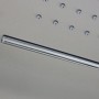 Colonna Doccia 001 4 Funzioni Acciaio Inox Getto A Cascata 2 Bocchette Idro Lombari L20xP44xH140 *** Finitura Cromo Lucido, CONF