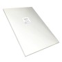 Piatto Doccia Mineral Marmo Resina Bianco Opaco h3,5cm P80-90 Varie Misure *** CONFEZIONE 1 pz., Misure L140 x P90 x H3,5 cm, Mi