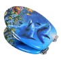 OGOMONDO Sedile Copri WC Universale Frizionato Fantasia MDF Chiusura Rallentata *** CONFEZIONE 1 pz., Fantasia Color Owl