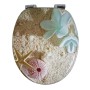 OGOMONDO Sedile Copri WC Universale Frizionato Fantasia MDF Chiusura Rallentata *** CONFEZIONE 1 pz., Fantasia Color Owl