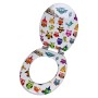 OGOMONDO Sedile Copri WC Universale Frizionato Fantasia MDF Chiusura Rallentata *** CONFEZIONE 1 pz., Fantasia Daily Dog