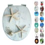 OGOMONDO Sedile Copri WC Universale Frizionato Fantasia MDF Chiusura Rallentata *** CONFEZIONE 1 pz., Fantasia Daily Dog