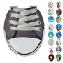 OGOMONDO Sedile Copri WC Universale Frizionato Fantasia MDF Chiusura Rallentata *** CONFEZIONE 1 pz., Fantasia Palms Beach