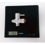 Colonna Doccia Attrezzata 026 Ottone Cromato Soffione Quadro Doccetta *** Finitura Ottone, CONFEZIONE 2