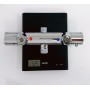 Colonna Doccia Attrezzata 010 Ottone Cromato Termostatica 2 Funzioni Soffione Doccetta Quadro *** Finitura 1
