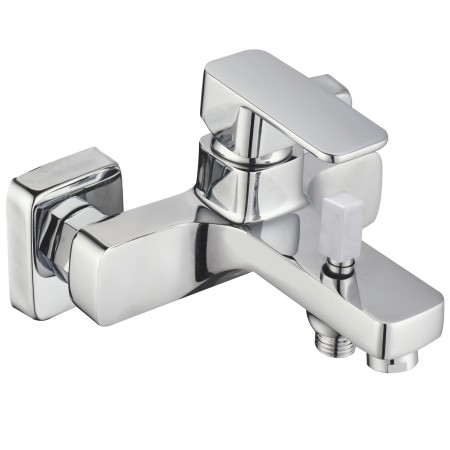 Ogomondo Miscelatore Esterno Vasca Francia Con Deviatore Rubinetto Monocomando Cromato *** CONFEZIONE 1 pz.