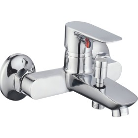 Ogomondo Miscelatore Esterno Vasca Con Deviatore Italia Rubinetto Monocomando Cromato *** CONFEZIONE 1 pz.
