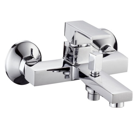 Miscelatore Esterno Vasca Con Deviatore Rubinetto Monocomando Cromato *** CONFEZIONE 3 pz.