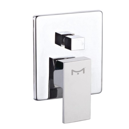Miscelatore Doccia Ad Incasso Da Parete Con Deviatore Rubinetto Monocomando Cromato *** CONFEZIONE 3 pz.