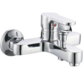 Miscelatore Esterno Vasca Con Deviatore Rubinetto Monocomando Cromato *** CONFEZIONE 2 pz.