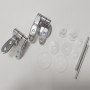 Cerniere Cromate Metallo Per Sedile Coprivaso Tavoletta WC Copriwater Supporti Agganci Staffe *** CONFEZIONE 1 pz.