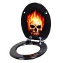 OGOMONDO Sedile Copri WC Universale Frizionato Fantasia MDF Chiusura Rallentata *** CONFEZIONE 1 pz., Fantasia Star