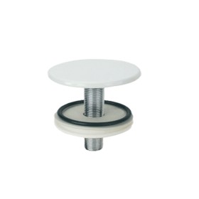 Tappo Copri Foro Per Bidet Lavabo Lavello Ottone Bianco *** Pezzi 12