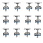 Tappo Copri Foro Per Bidet Lavabo Lavello Ottone Cromato   *** Pezzi 12