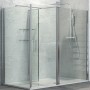 Ogomondo Walk-in Doccia Angolare con Porta Battente e Lati Fissi 8 mm *** CONFEZIONE 1 pz.