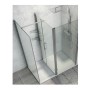 Ogomondo Walk-in Doccia Angolare con Porta Battente e Lati Fissi 8 mm *** CONFEZIONE 1 pz.