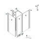 Ogomondo Walk-in Doccia Angolare con Porta Battente e Lati Fissi 8 mm *** CONFEZIONE 1 pz.