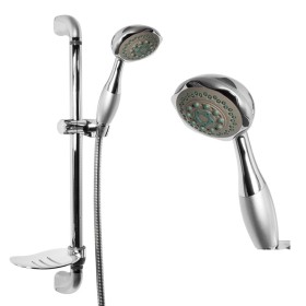 Asta Doccia Saliscendi 010 Completo Doccetta 5 Funzioni Anticalcare Multigetto H 75 CM *** Pezzi 1