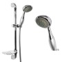 Asta Doccia Saliscendi 010 Completo Doccetta 5 Funzioni Anticalcare Multigetto H 75 CM *** Pezzi 5