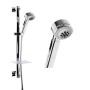 Asta Doccia Saliscendi 007 Completo Doccetta 4 Funzioni Anticalcare Multigetto H 80 CM *** Pezzi 1
