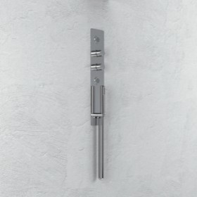 Wall Kit A Parete Da Incasso A Muro Acciaio Inox Cromato Lucido Deviatore Doccetta Doccia *** CONFEZIONE 1 pz.