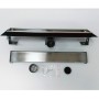 Canale Canaletta Pavimento Lineare Scarico Doccia Full Inox Mattonella Canalina *** Pezzi 1 pz., Misure L1085xH63 115 Mm