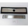 Canale Canaletta Pavimento Lineare Scarico Doccia Full Inox Mattonella Canalina *** Pezzi 1 pz., Misure L985xH63 115 Mm